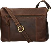 The Monte  Crossbodytas / Tas Dames - 106208 -  Leer - bruin