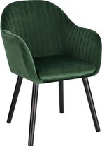 Polaza-Home® Eetkamerstoel – Design Stoelen – Kuipstoel - Stoel – Stoelen - Stoelen Eetkamerstoelen - Donker Groen