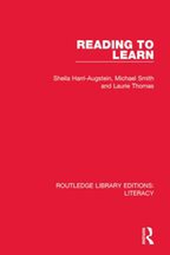 Routledge Library Editions: Literacy - Reading to Learn - cover