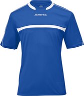 Masita | Sportshirt Dames & Heren Korte Mouw - Brasil - Sneldrogende Climatech - ROYAL BLUE/WHIT - 116
