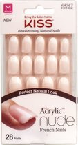 Kiss My Face - Salon Acrylic French Nude Nails 64267 ( 28 Ks ) - Acrylic Nails French Manicure For A Natural Look
