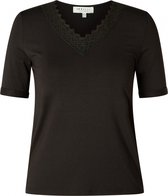 IVY BEAU Talisa Jersey Shirt - Black - maat 42