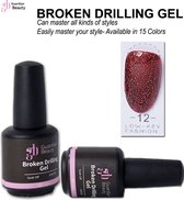 Gellak - Broken Drilling Gel #12 | Nagellak Gel | Glitter Gel | Nail Polish Gel