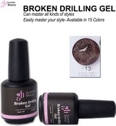 Gellak - Broken Drilling Gel #13 | Nagellak Gel | Glitter Gel | Nail Polish Gel