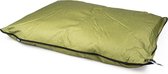 Duvo+ poly kussen vierkant siesta olive s - 80x60x10cm groen