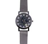 Raafdesigns Skeleton Horloge Quartz uurwerk Zilver