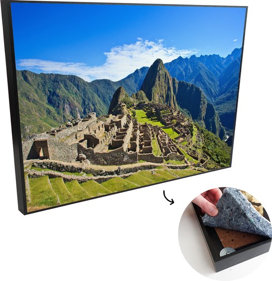 Machu Picchu Poster mural décoratif pour salon, chambre à coucher, motif Pérou (30 x 45 cm