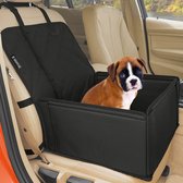 Luxe autostoel hond - bentley ruit zwart - sterker dan 99% van alle honden autostoelen - autozitje hond - hondenmand auto - uniek design