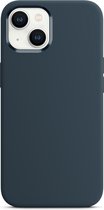 Siliconen hoesje met MagSafe voor iPhone 13 - Abyss blauw