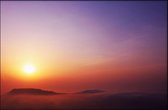 Walljar - Colorful Sky - Muurdecoratie - Canvas schilderij
