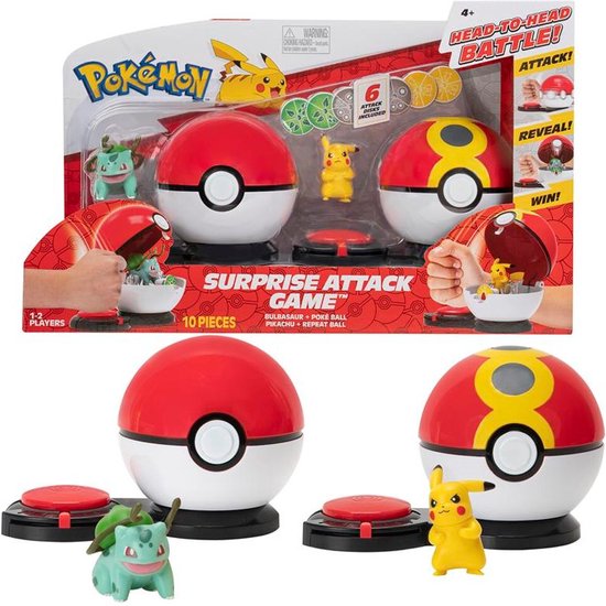 Pokémon Surprise Attack Actiespel - Pikachu en Bulbasaur Editie - Pokémon