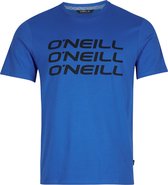 O'Neill T-Shirt Men Triple Stack Victoria Blue M - Victoria Blue Materiaal: 100% Katoen (Biologisch) Round Neck