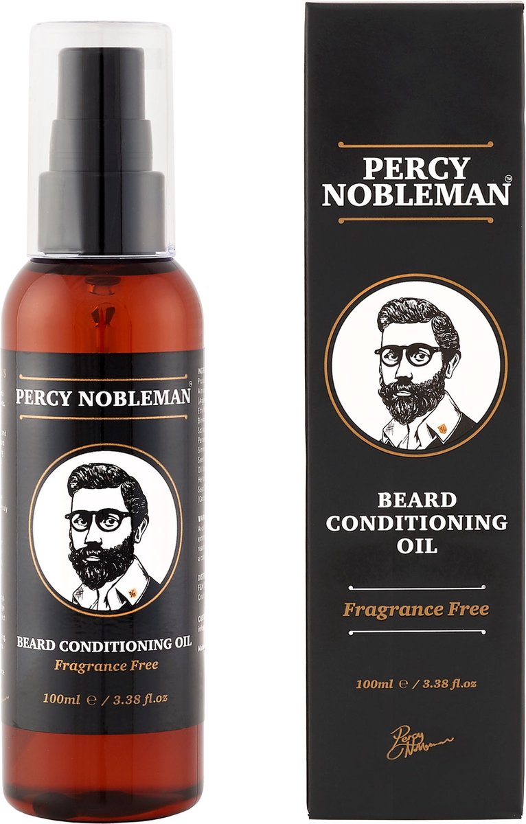 PERCY NOBLEMAN - BEARD CONDITIONING OIL FRAGRANCE FREE - - conditioner
