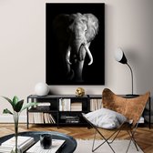 Poster Dark Elephant ³ - Plexiglas - Meerdere Afmetingen & Prijzen | Wanddecoratie - Interieur - Art - Wonen - Schilderij - Kunst