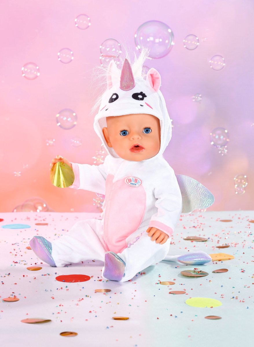 BABY born Unicorn Onesie - Poppenkleding 43cm — afbeelding 4