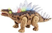 Dinosaurus speelgoed - Stegosaurus - met lichtjes en dinosaurus geluid 35CM (incl. batterijen)