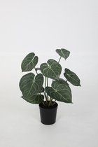 Anthurium kunstplant - aronskelk - topkwaliteit plant - kamerplant 62 cm