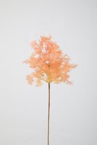 Kunsttak - Cotinus - topkwaliteit decoratie - 2 stuks - zijden tak- paars - 70 cm hoog