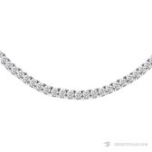 Juwelier Zwartevalk - Zilveren (gerhodineerd) tennis ketting 25.164/70 cm