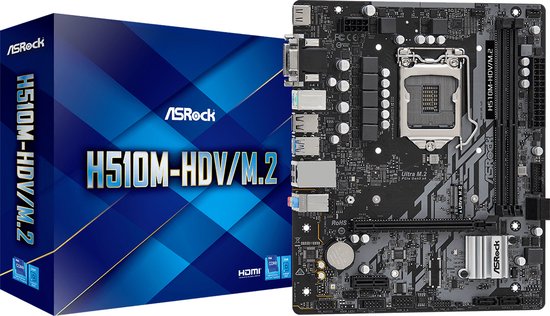 Motherboard ASRock H510M-HDV/M.2 Intel H510 LGA 1200 | bol