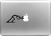 Mobigear Design Sticker Geschikt voor Apple MacBook Air 11 (2010-2016) - Push Apple