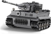 Cada Military Series: Tiger Tank (RC) - Tank, leger, legervoertuig - Cada C61071W - Compatible met de bekende merken - Bouwset, constructieset - Motoren, accu, afstandsbediening -
