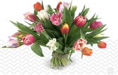 Verse bloemen boeket TULPEN  (cadeau voor haar) - Exclusief - 20 per bos