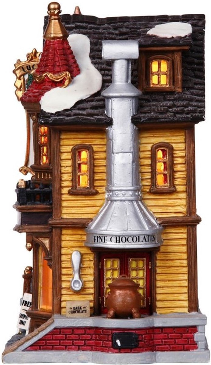 Lemax Kerstdorp Lucy's Chocolate Shop - Met verlichting – foto 5