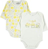 Baby 2-delige rompertjes set jongens/meisjes - Little chick