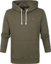 Levi's - Graphic Hoodie Olijfgroen - M - Modern-fit