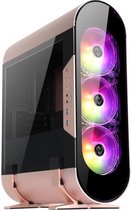 PC-behuizing zonder voeding - ABKONCORE - AL300M - Mini-tower - Micro-ATX-formaat - Rose Gold (ABKO-AL-300M-RS-SYNC)