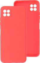 Wicked Narwal | 2.0mm Dikke Fashion Color TPU Hoesje voor Samsung Samsung Galaxy A22 5G Rood