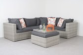 Suns Garda loungeset white grey - exclusief middel