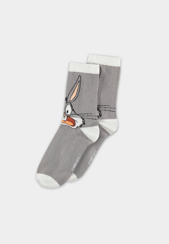 Chaussettes Looney Tunes -43/46- Bug's Bunny Grijs