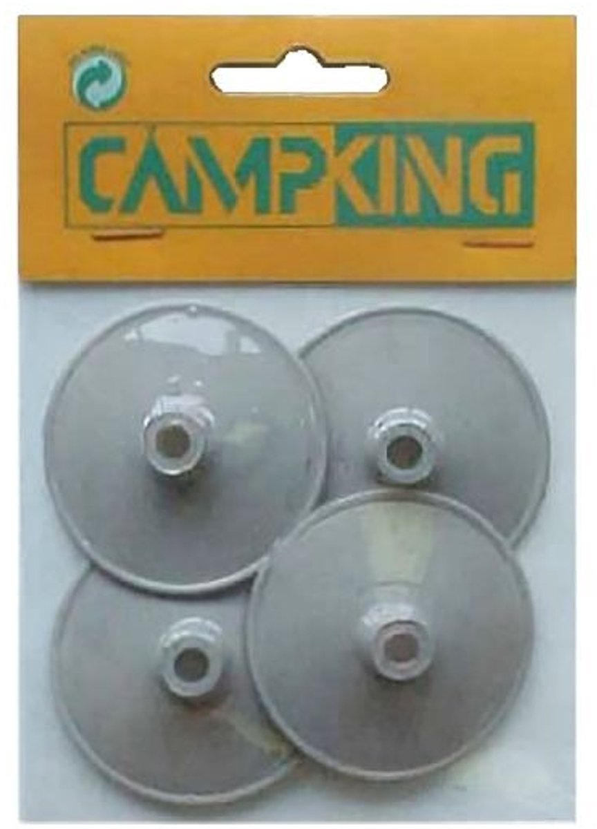 Campking Regenkapje 50 mm kunststof zak 4 stuks Multicolor