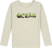 Smitten Organic à manches longues mélangé avec « Ocean» brodé