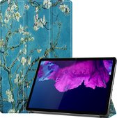 Lenovo Tab P11 Hoes Luxe Book Case Hoesje - Lenovo Tab P11 Hoes Cover (11 inch) - Bloesem