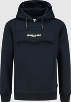 Ballin Amsterdam -  Jongens Regular Fit   Hoodie  - Blauw - Maat 128