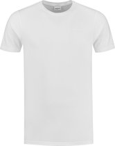 Purewhite -  Heren Slim Fit   T-shirt  - Wit - Maat XXL