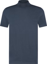 Purewhite -  Heren Regular Fit   T-shirt  - Blauw - Maat XL