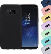 Samsung Galaxy S8 Hoesje - Mobigear - Color Serie - TPU Backcover - Zwart - Hoesje Geschikt Voor Samsung Galaxy S8