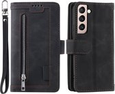 Portemonnee Case - Samsung Galaxy S22 Hoesje - Zwart