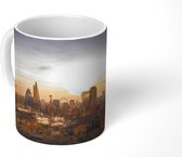 Mok - Luchtfoto van de Tower Bridge and London Eye, London, VK - 350 ML - Beker - Uitdeelcadeautjes