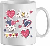 Mok 'True love never ends' | Valentijn | Valentine | Kadootje voor hem| Kadootje voor haar | Liefde