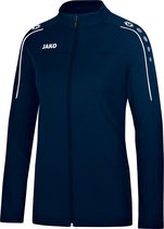 Jako Presentatiejas Classico Dames Marine-Wit Maat 40