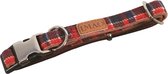 Zolux halsband voor hond  imao scott blauw / rood 30-51x2 cm