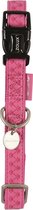 Macleather halsband roze (15 MMX20-40 CM)