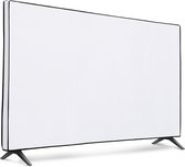 kwmobile hoes voor 49-50" TV - Beschermhoes voor televisie - Schermafdekking voor TV in wit