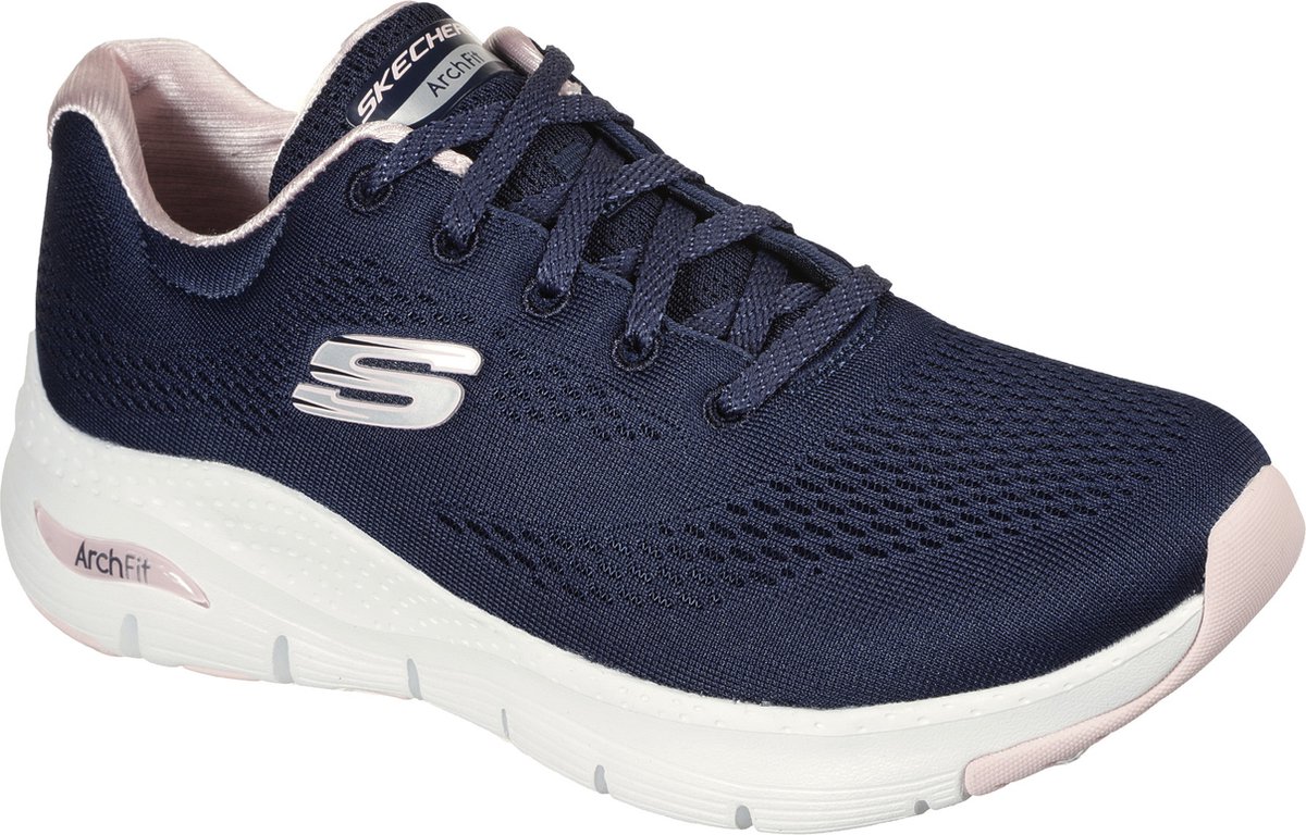 Skechers arch 2025 fit dames blauw