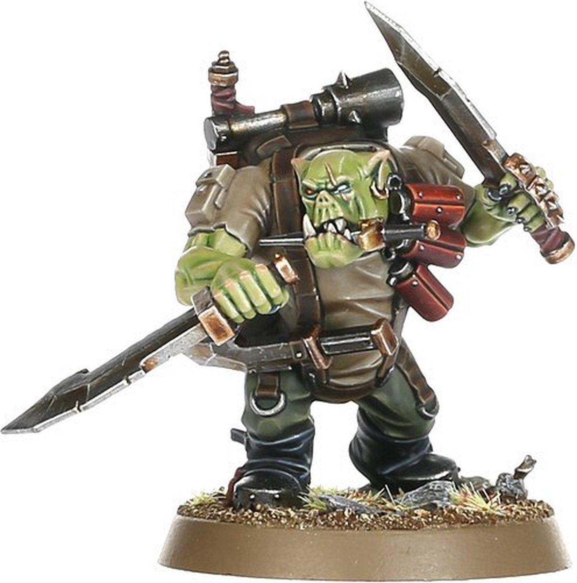 Warhammer 40k - Kommandos Orks - Kit De 12 Figurines En Plastique à Assembler Et Peindre - Pour Jeu De Stratégie